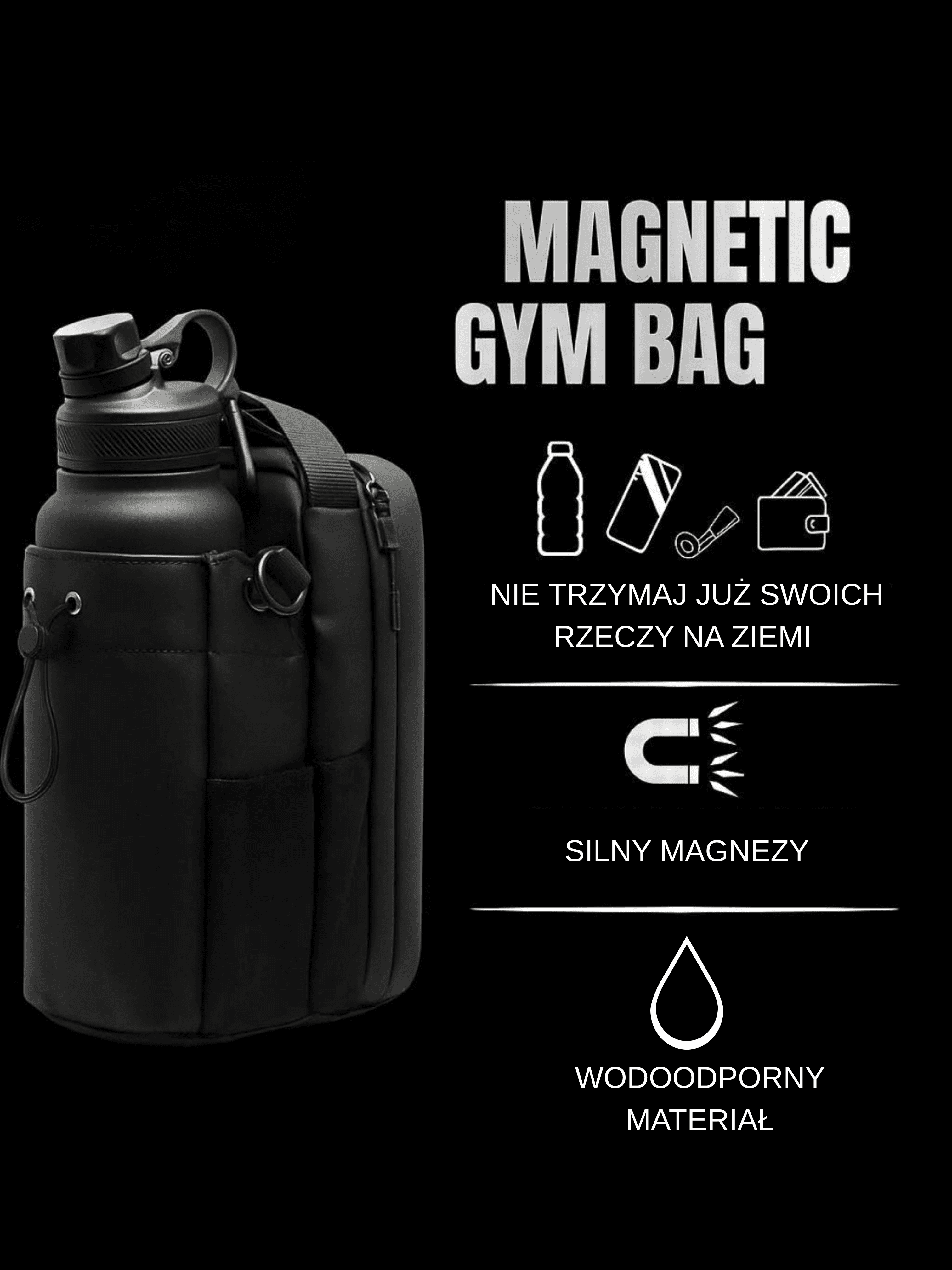 Magnetic Gym Bag